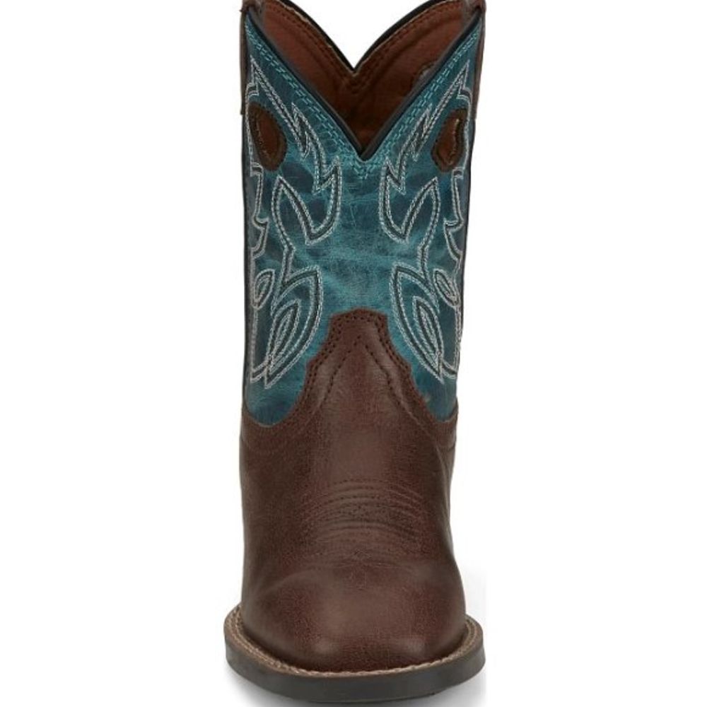 Justin, Kid's Brown Bowline Junior Boots