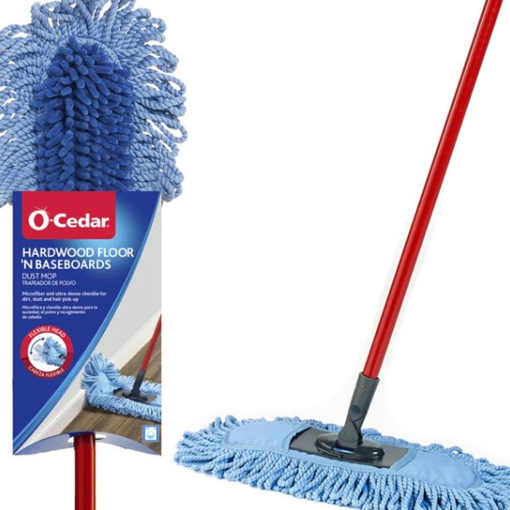 O-Cedar, Dual Action Hardwood Floor 'N Baseboards Dust Mop