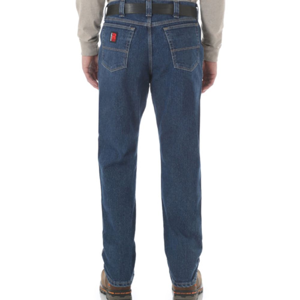 Wrangler, Men's Mid Stone Riggs Advanced Comfort Five Pocket Jean, 3WAC5MS