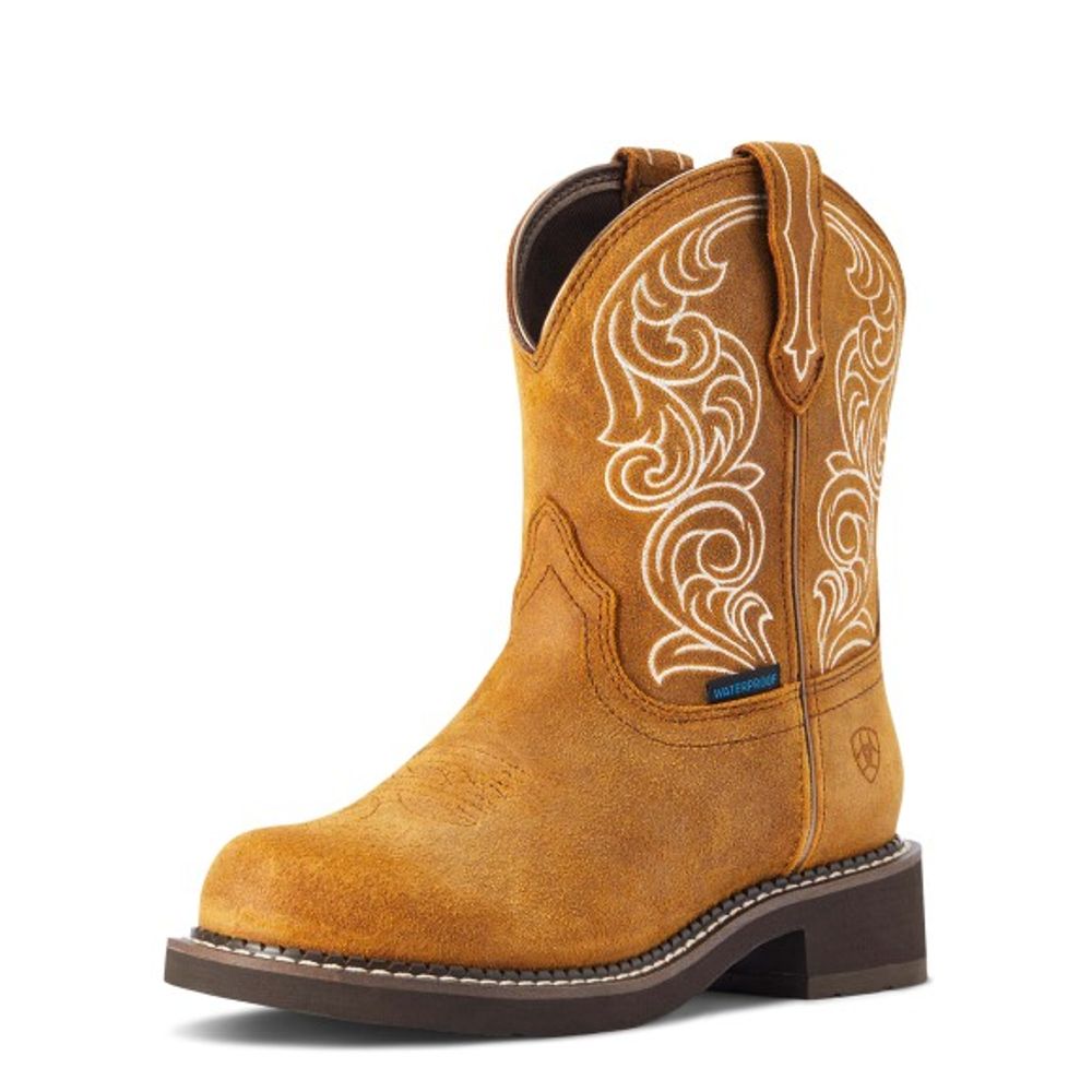 Ariat, Ladies' Ginger Spice Fatbaby Heritage Waterproof Western Boots, 10042417
