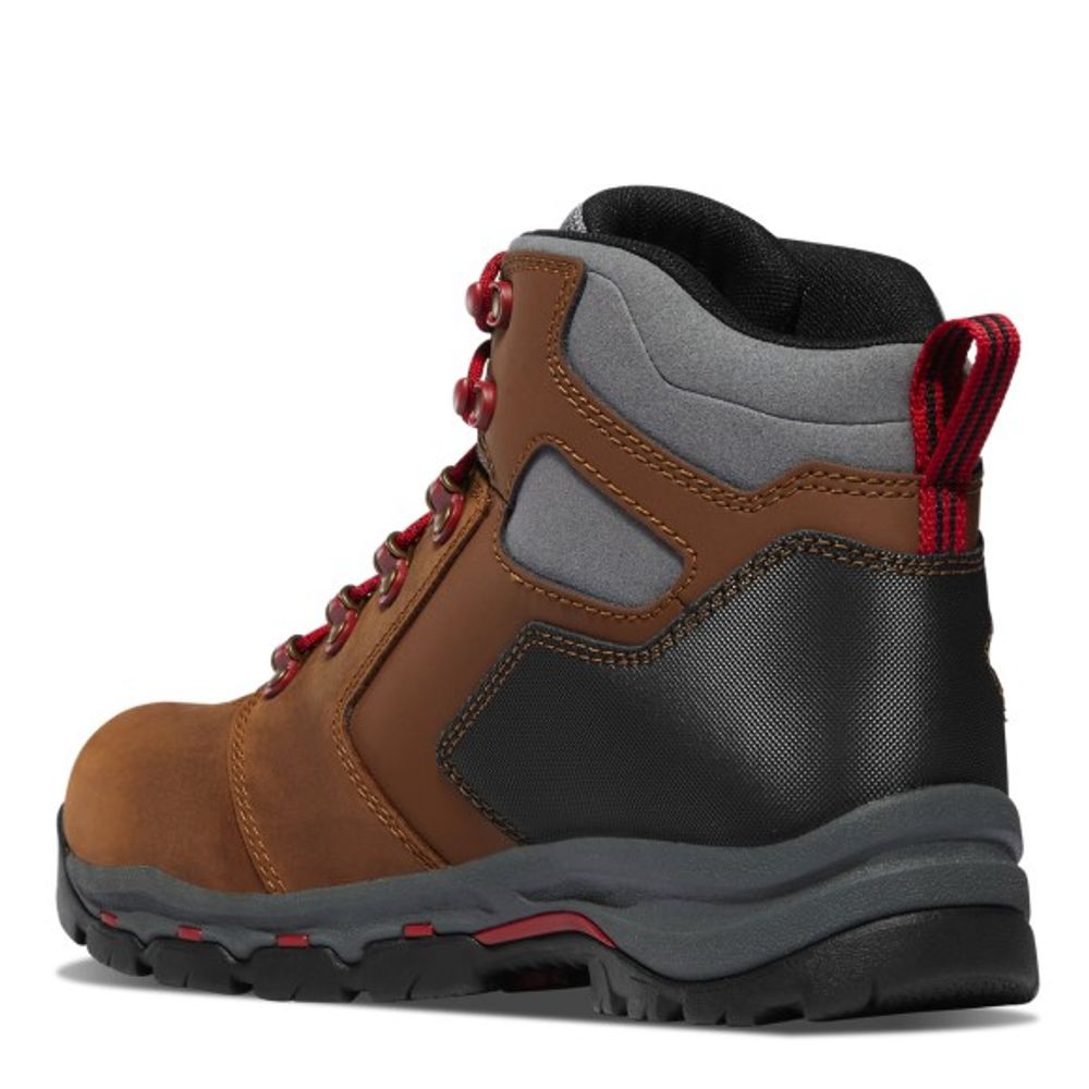 Danner, Men's Brown/Red Composite Toe Vicious Boots, 13882