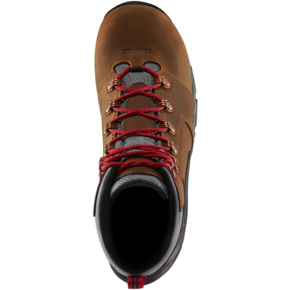 Danner, Men's Brown/Red Composite Toe Vicious Boots, 13882