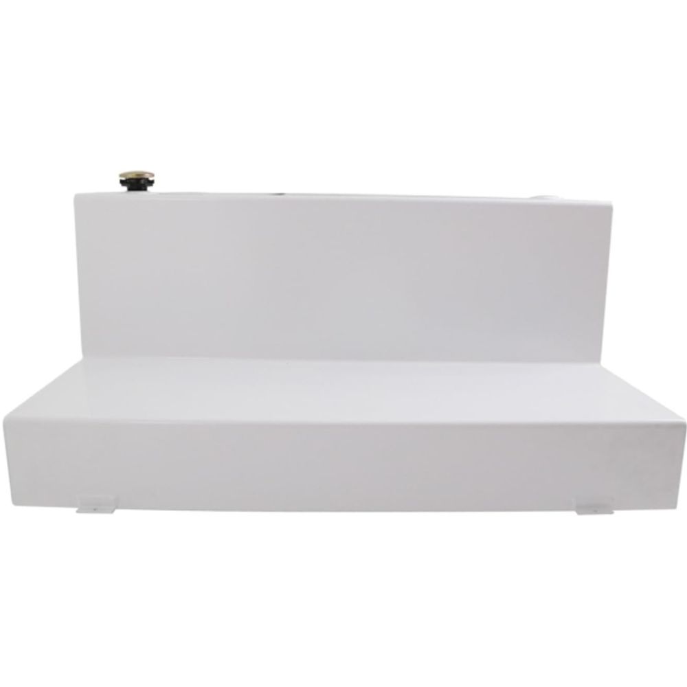 DeeZee L-Shape Transfer Tank - White Steel, 113 Gallon