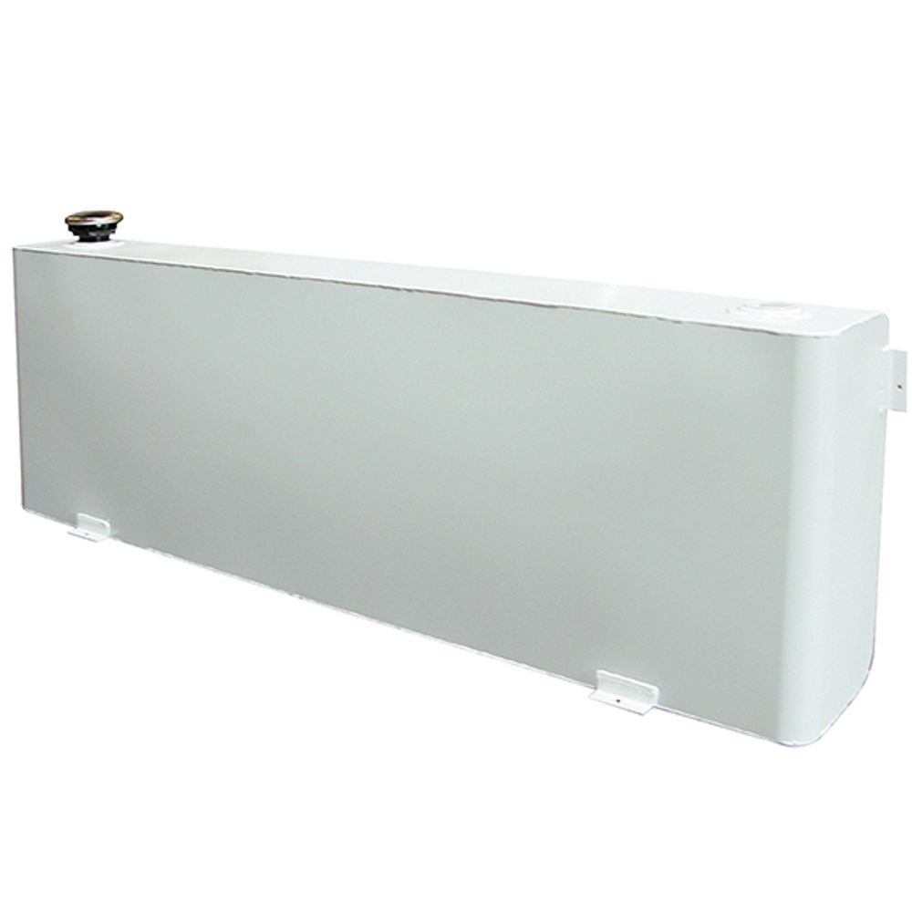 DeeZee Long Rectangle Transfer Tank - White Steel, 40 Gallon