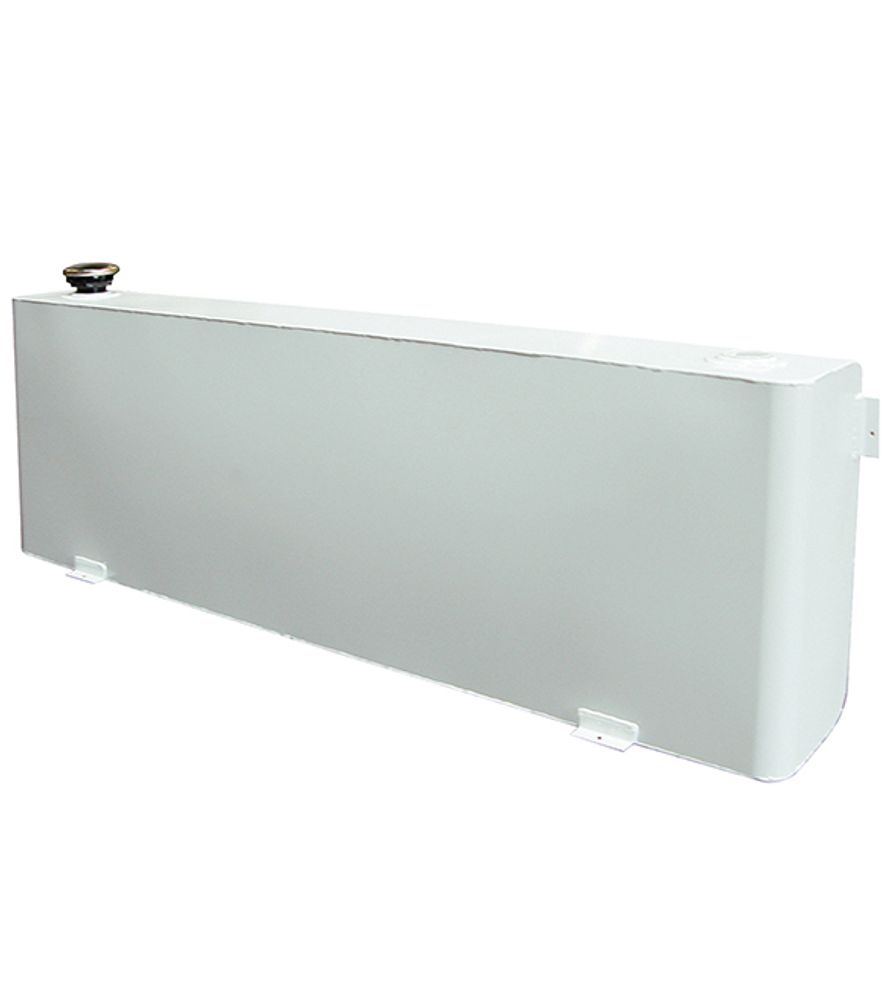 DeeZee Long Rectangle Transfer Tank - White Steel, 40 Gallon