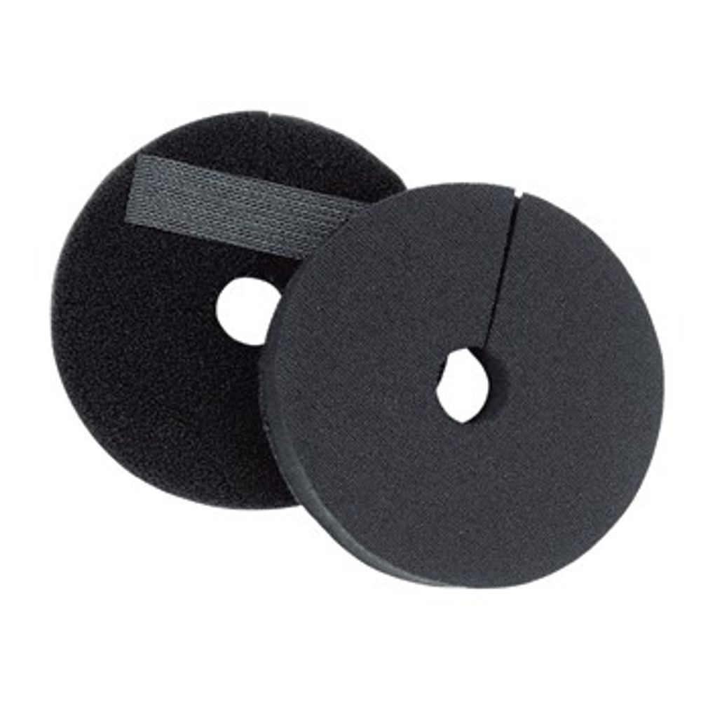 Weaver Leather Neoprene Bit Guards, Black, 2.75"