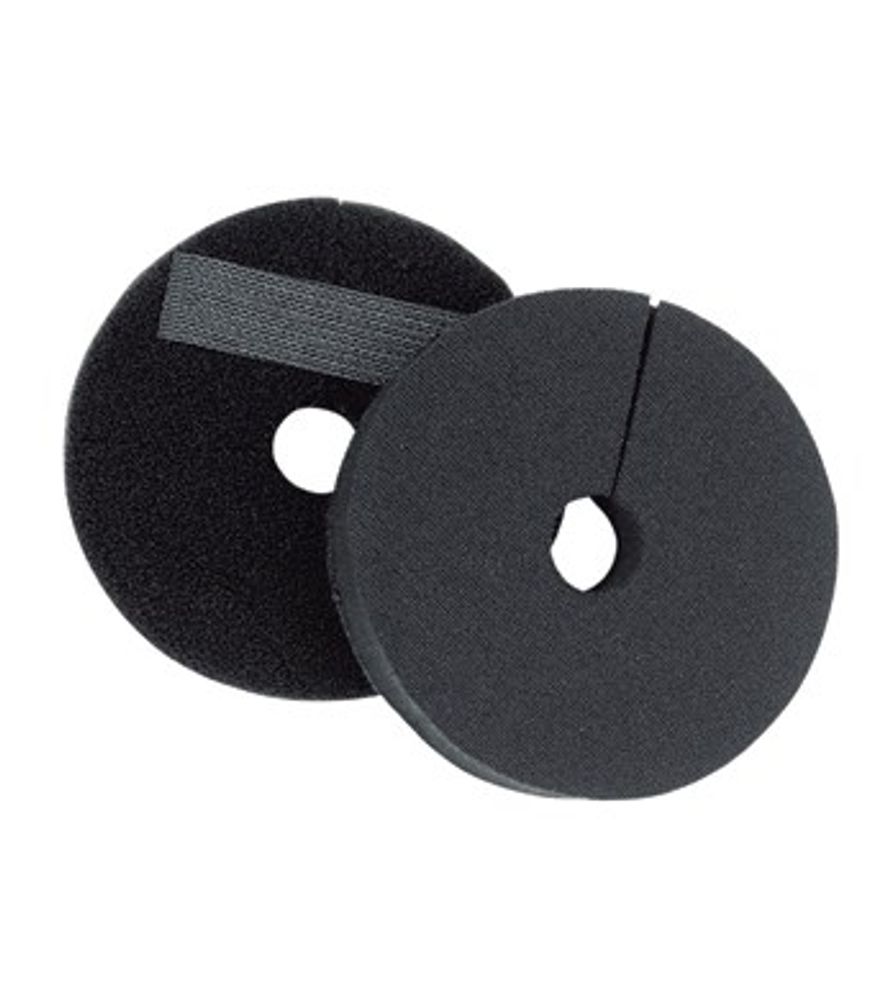 Weaver Leather Neoprene Bit Guards, Black, 2.75"