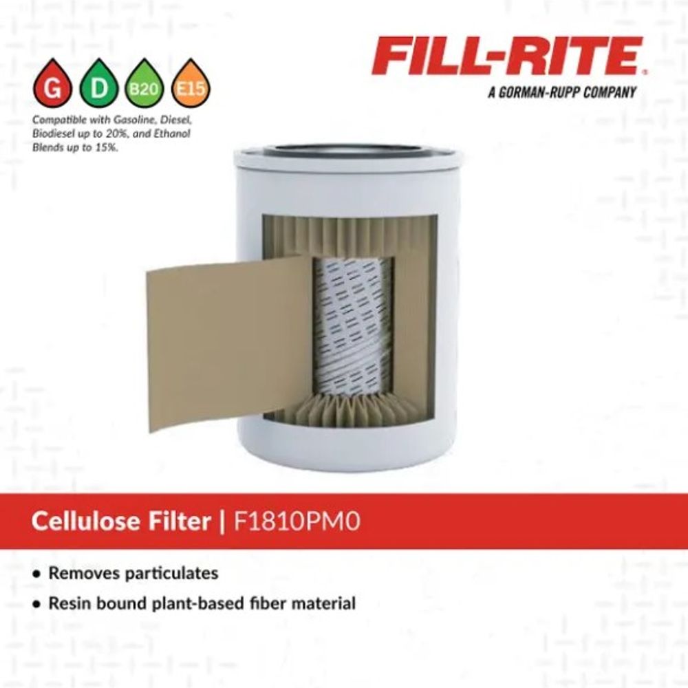 FILL-RITE, 10 Micron Particulate Filter 1" - 12 UNF