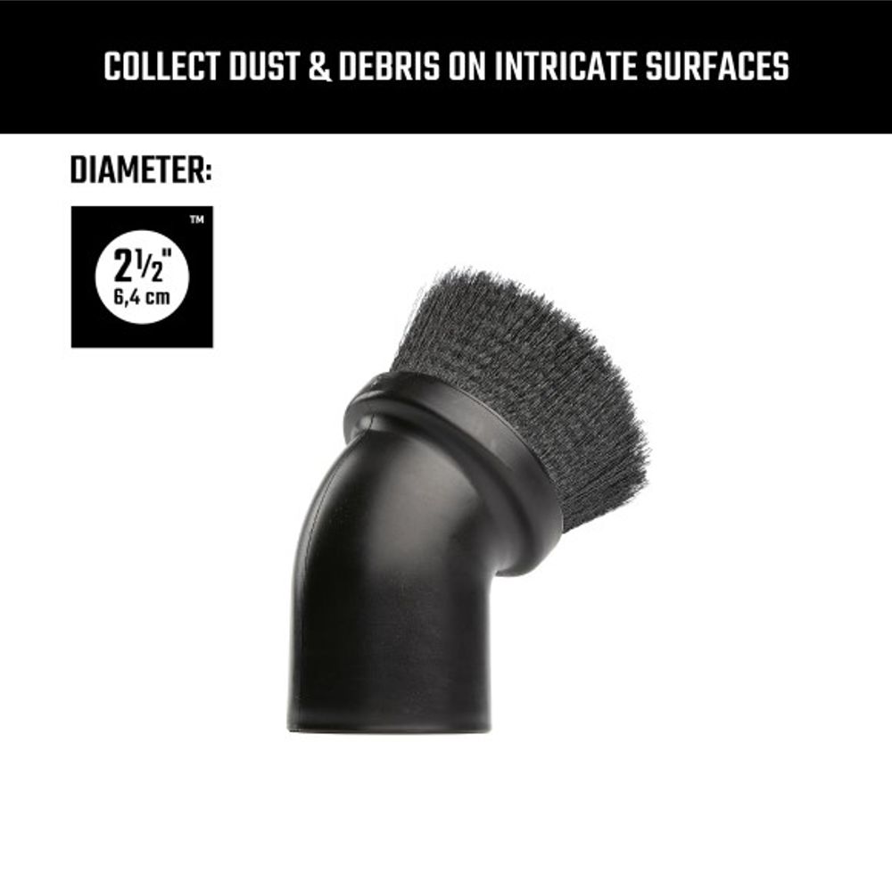 Craftsman, 2-1/2" Dusting Brush Wet/Dry Vac Attachment 