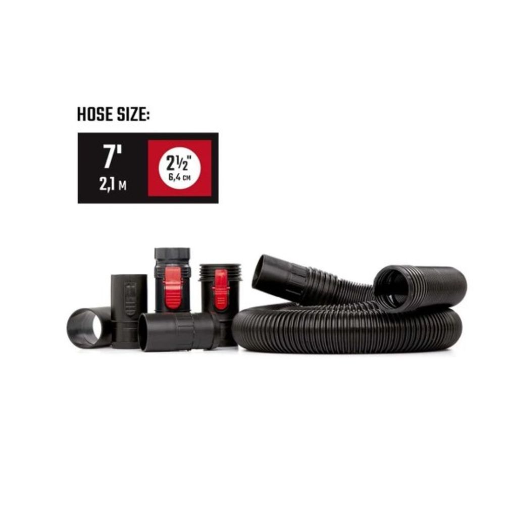 Craftsman, 2-1/2" x 7' Locking Wet/Dry Vac Hose Kit 
