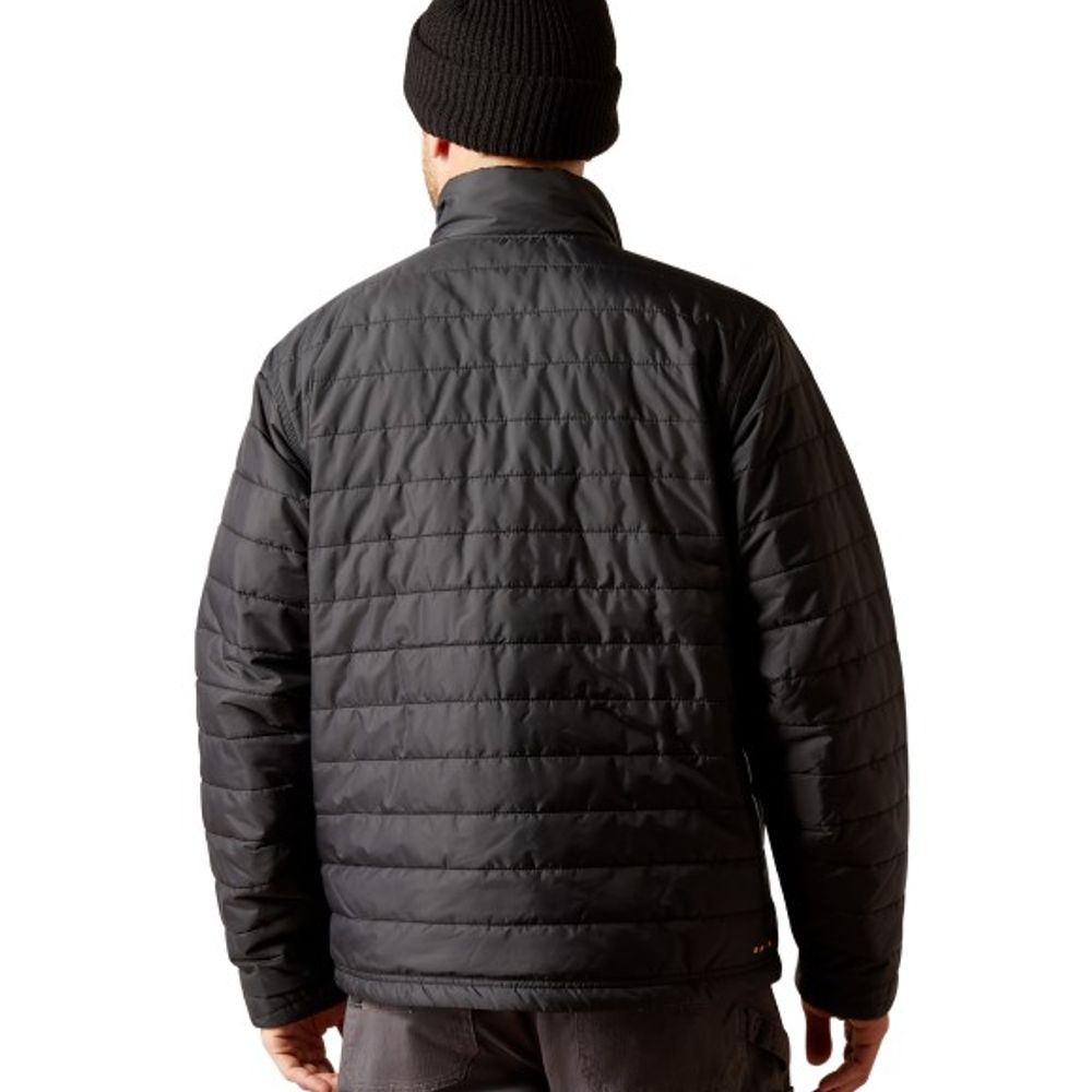 Ariat, Men's Black Rebar Cordura Ripstop Lightweight Insulated Jacket