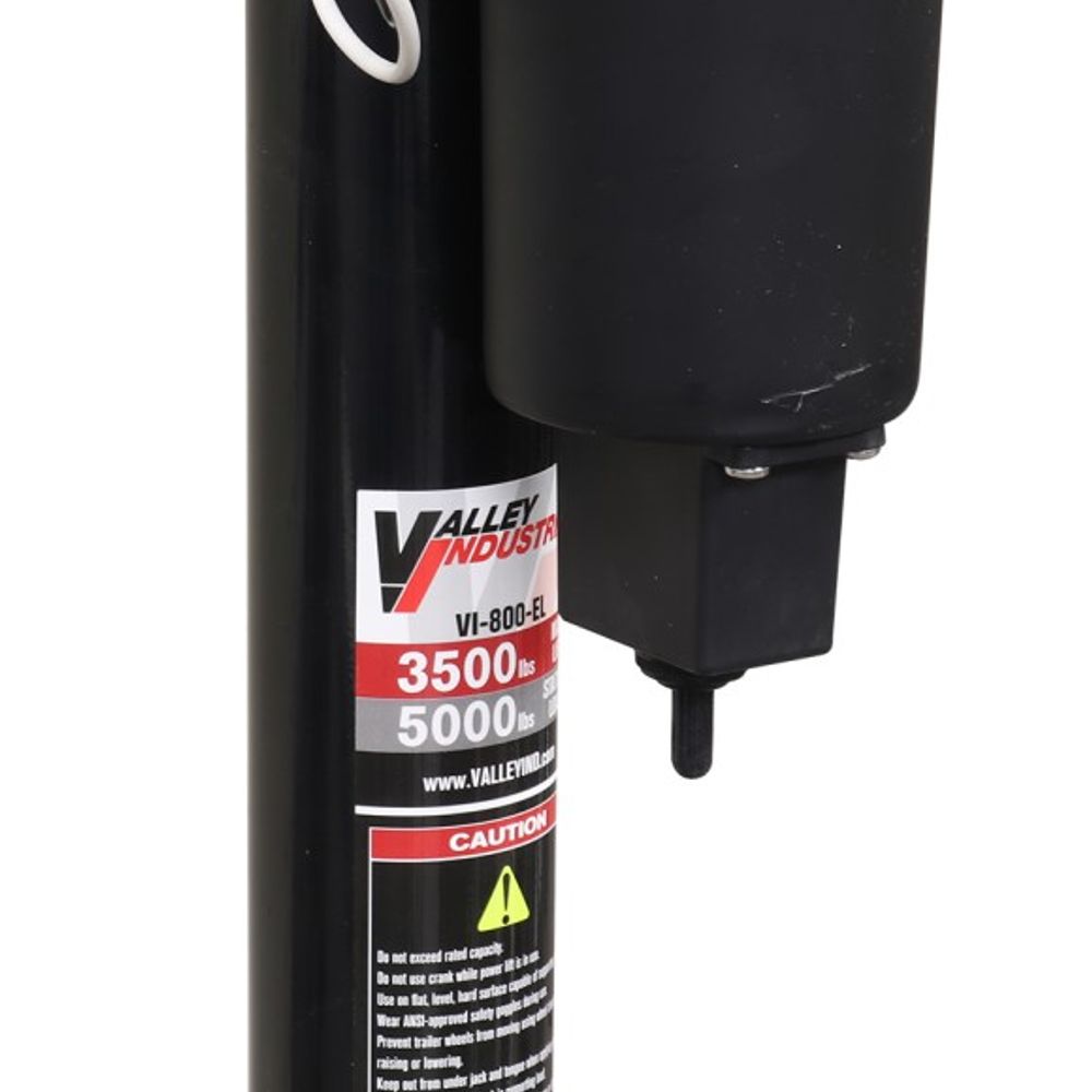 Valley Industries, 24" Lift 12V Electric A-Frame Trailer Jack, 3,500 lbs
