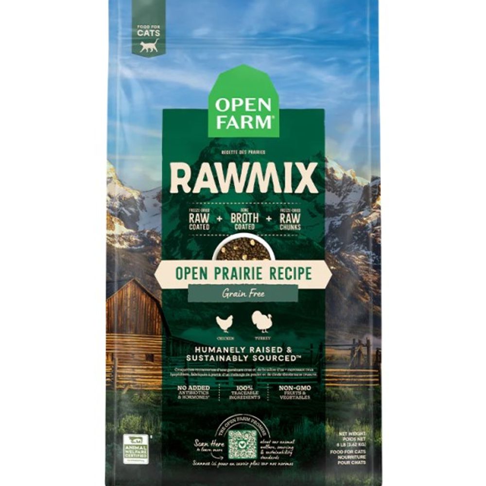 Open Farm, Open Prairie Grain-Free RawMix for Cats