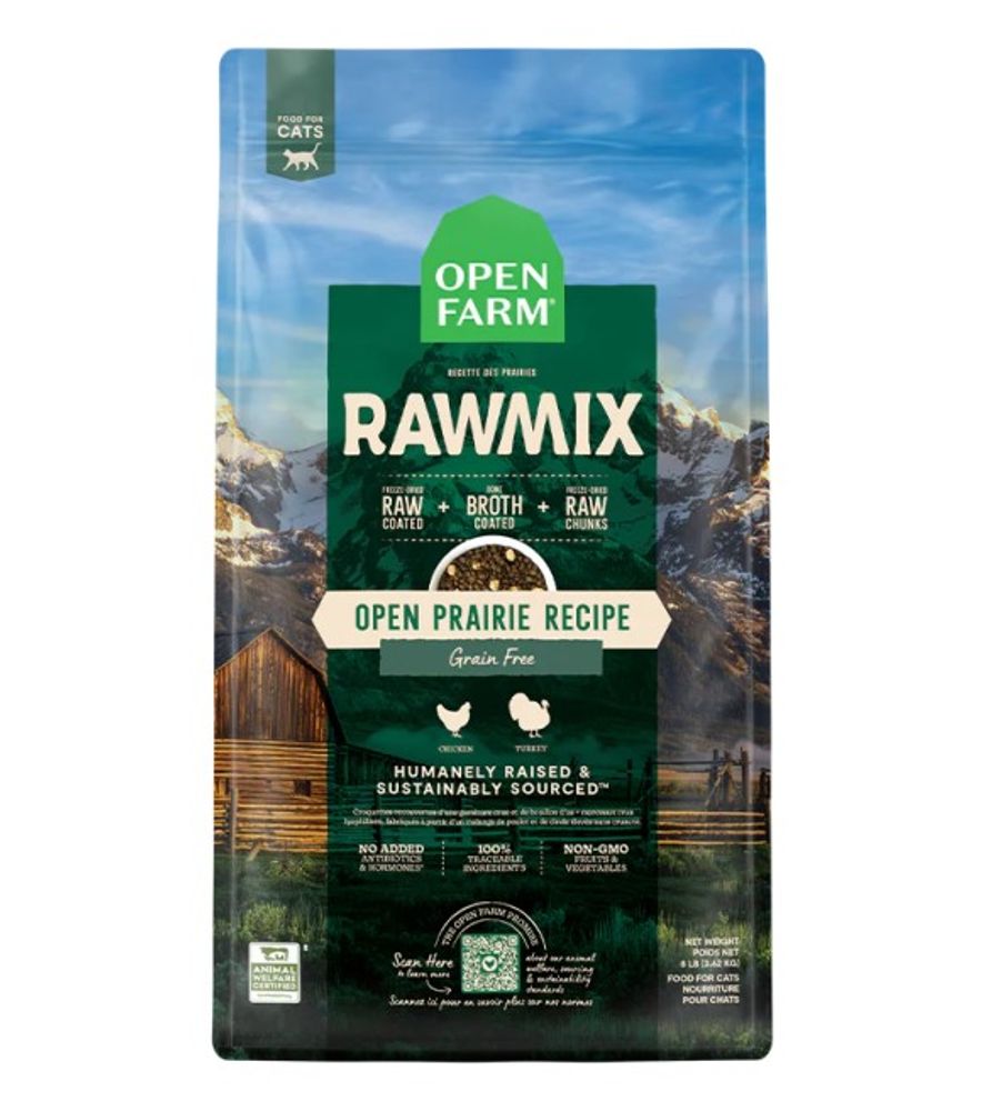 Open Farm, Open Prairie Grain-Free RawMix for Cats