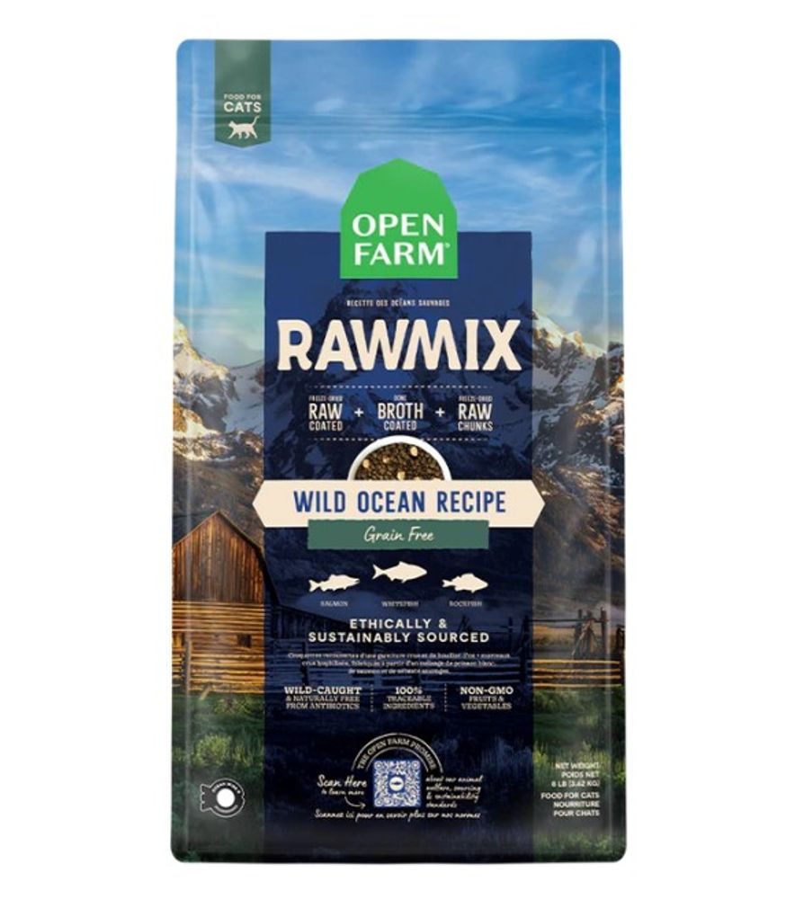 Open Farm, Wild Ocean Grain-Free RawMix for Cats