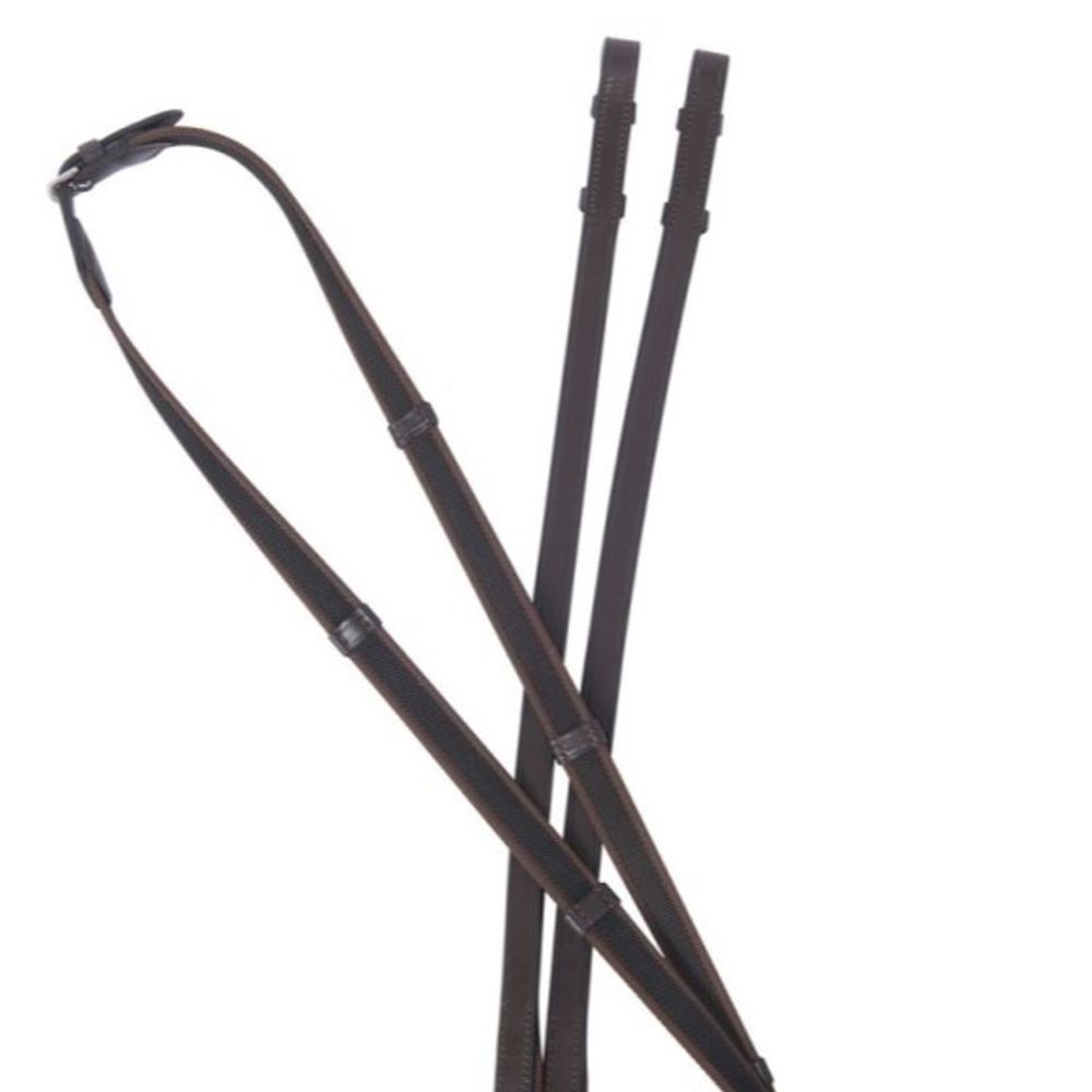 Weatherbeeta, Collegiate Brown Suregrip Reins IV, 5/8"x 54"