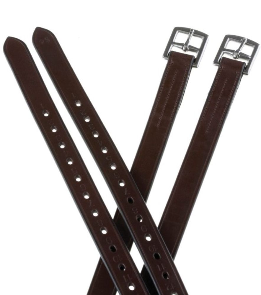 Weatherbeeta, Collegiate Brown 1/2 Hole Stirrup Leathers, 1" x 54"
