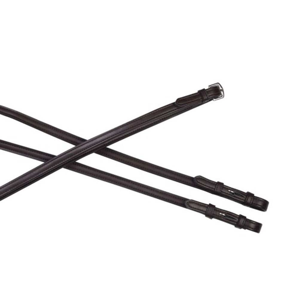 Weatherbeeta, Collegiate Brown Syntovia+ Plain Flat Reins, 5/8" x 54"