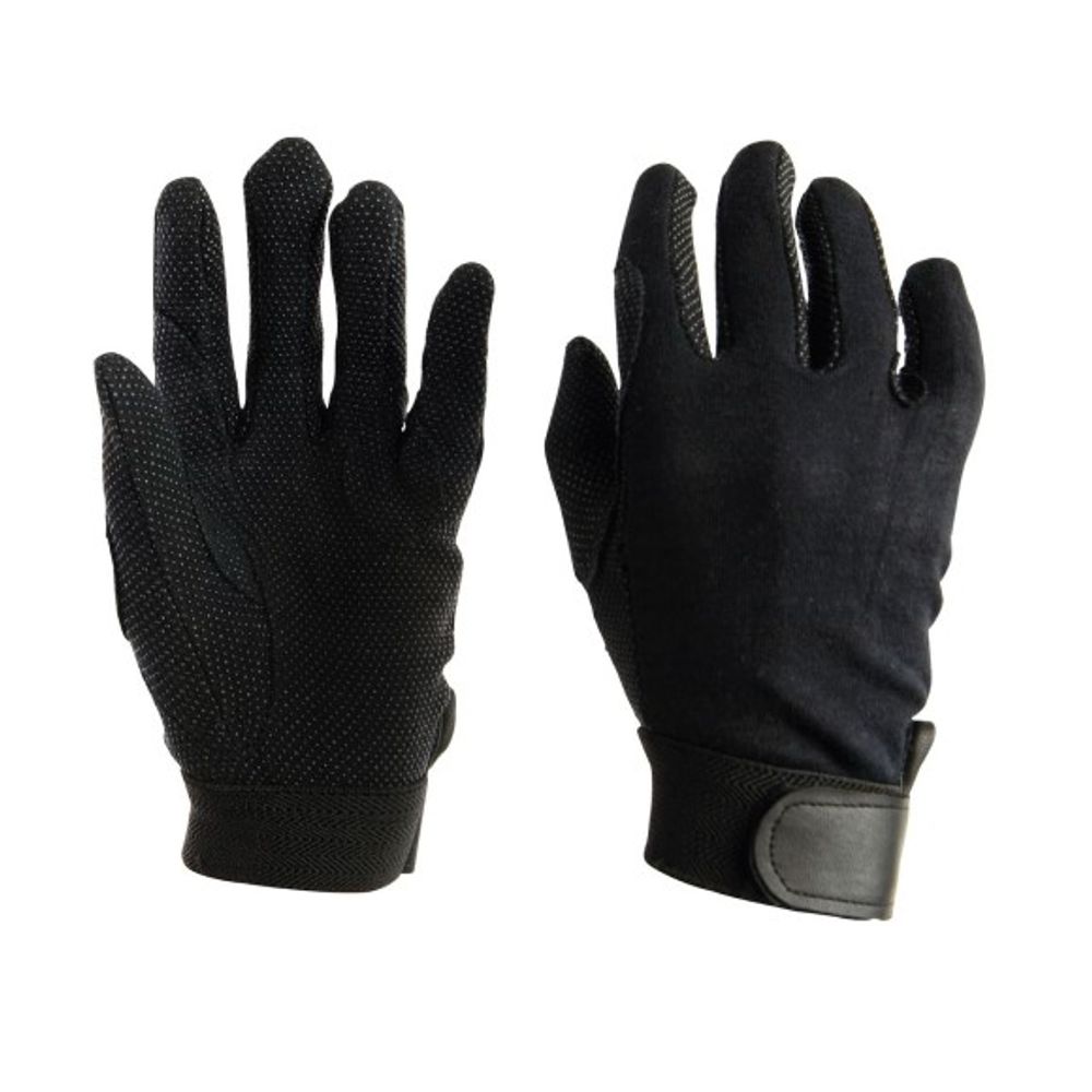 Weatherbeeta, Children's Dublin Black Track Riding Gloves