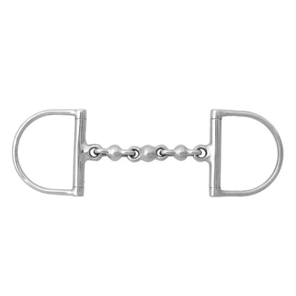 Korsteel, Stainless Steel Waterford Hunter Dee Ring Snaffle Bit 