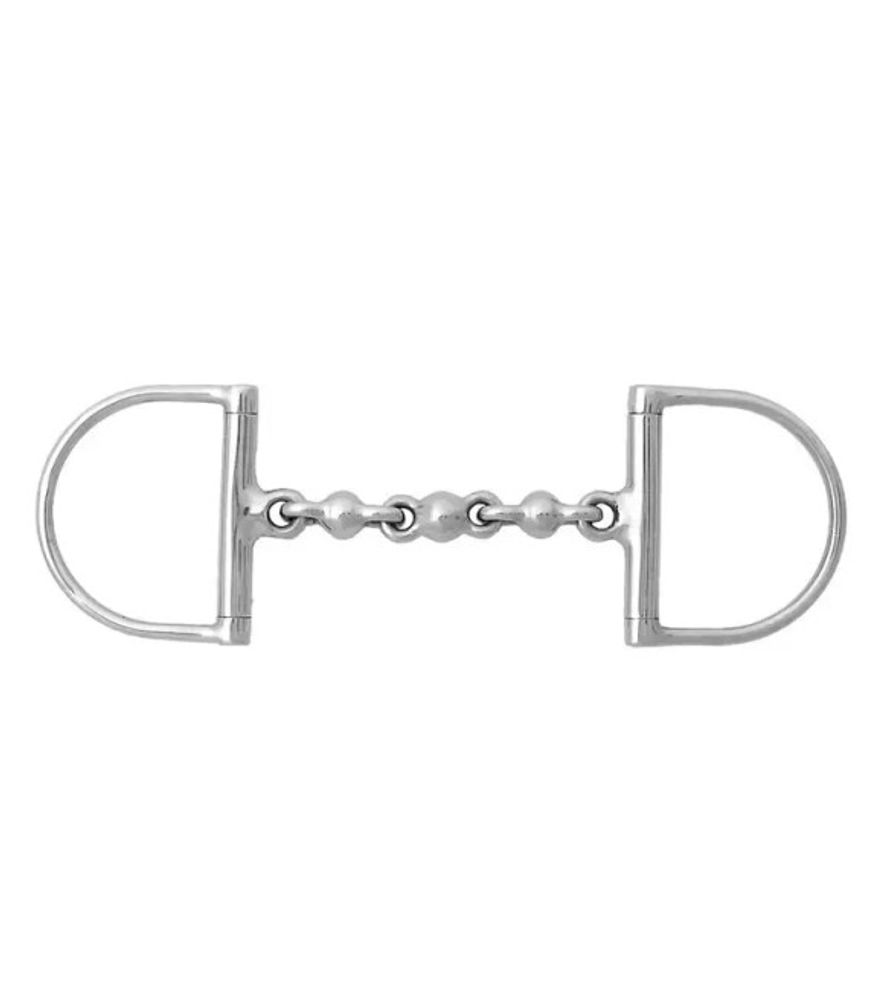 Korsteel, Stainless Steel Waterford Hunter Dee Ring Snaffle Bit