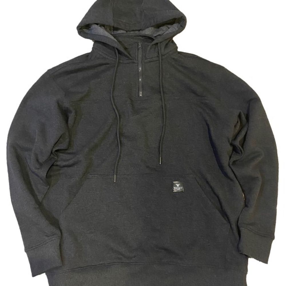 Wilfull Wear, Men's Charcoal 1/4 Zip Hoodie