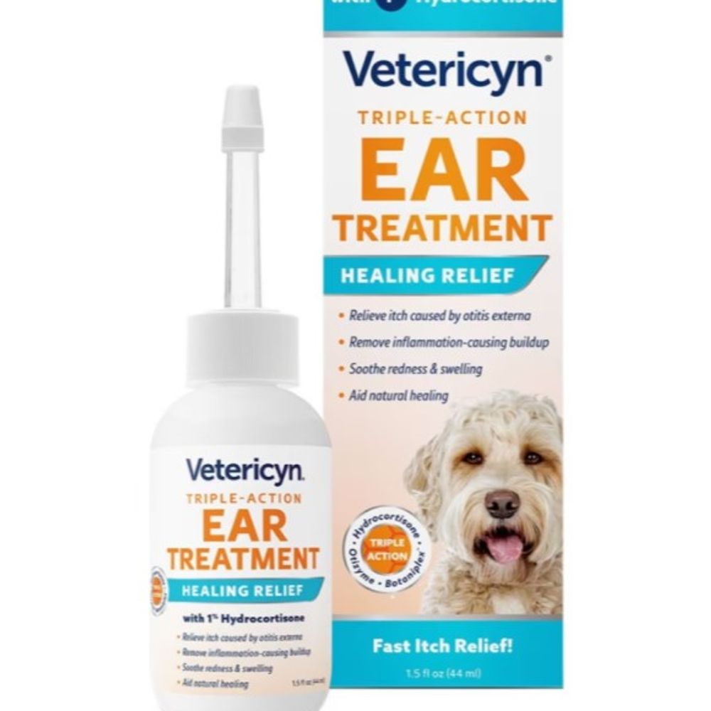 Vetericyn, Triple-Action Ear Treatment, 1.5 oz