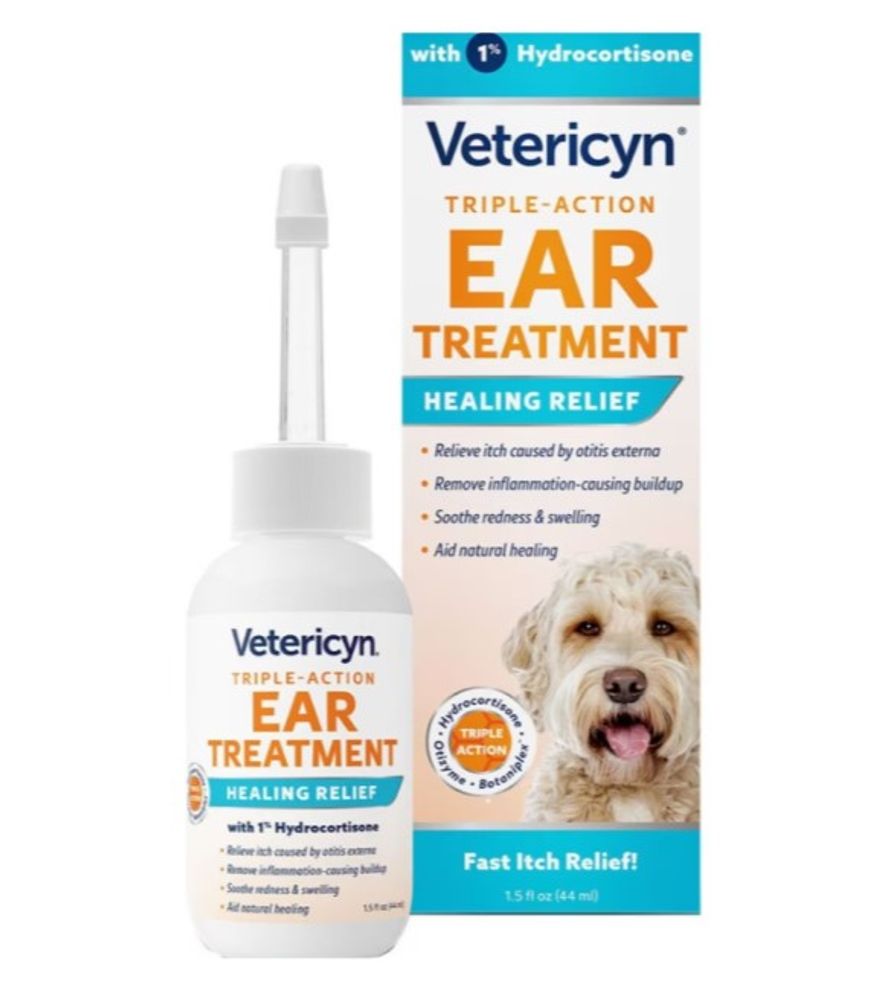 Vetericyn, Triple-Action Ear Treatment, 1.5 oz