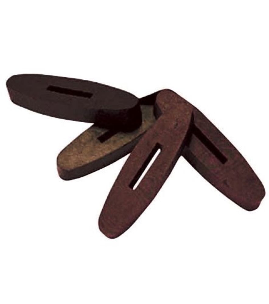 Roma, Brown Rubber Diamond Rein Stops