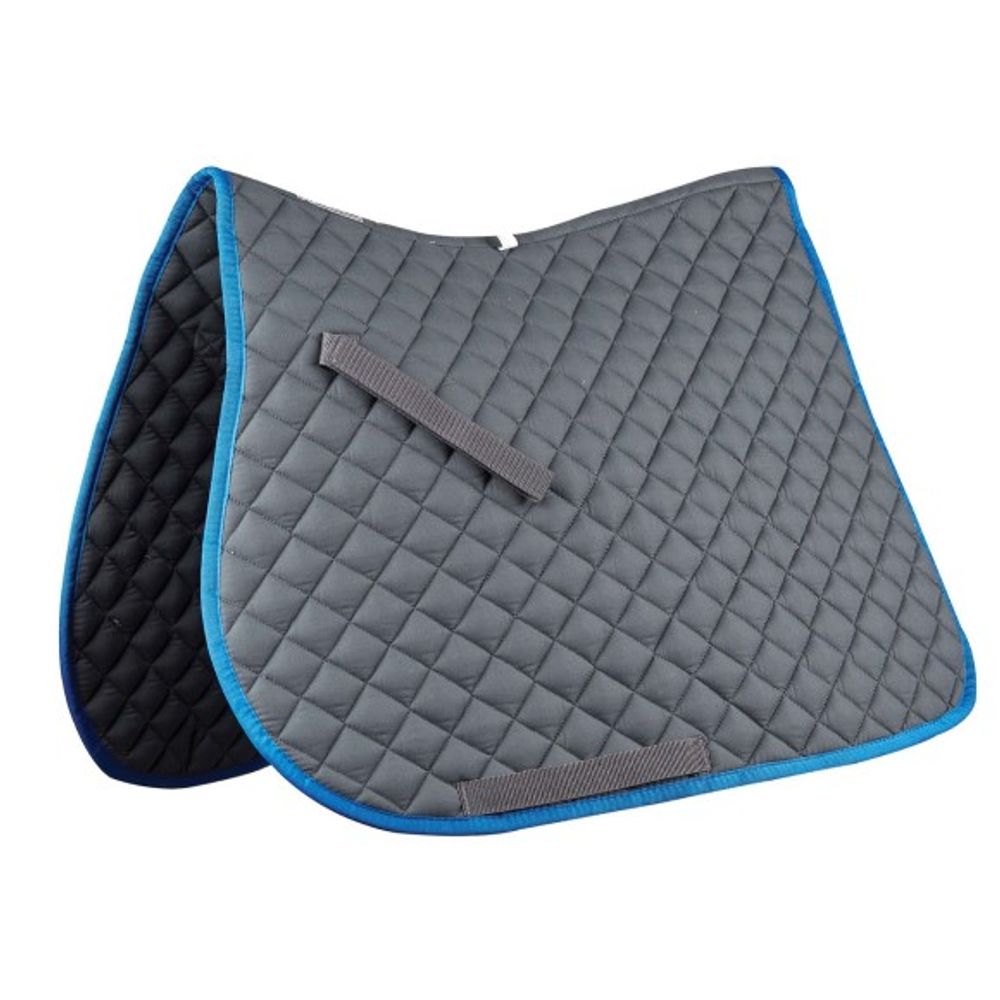 Roma, Charcoal/Blue Economy All Purpose Saddle Pad