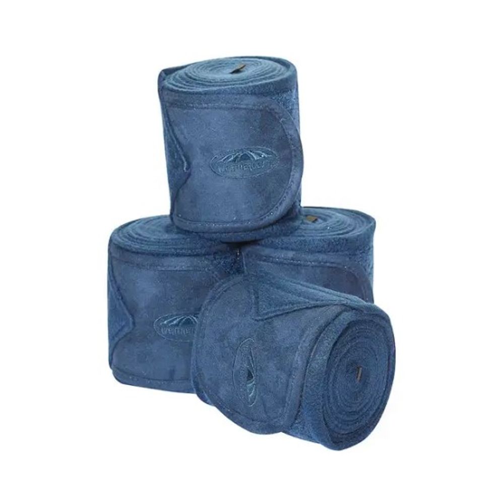 Weatherbeeta, Navy Prime Fleece Bandage, 4 pk