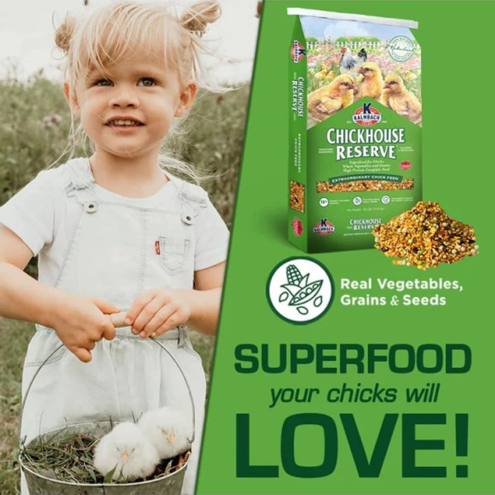 Kalmbach Feeds, Chickhouse Reserve® Chicken Starter Feed, 30 lb