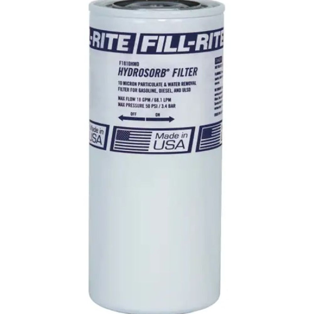 FILL-RITE, 10 Micron Hydrosorb Filter, 1" - 12 UNF