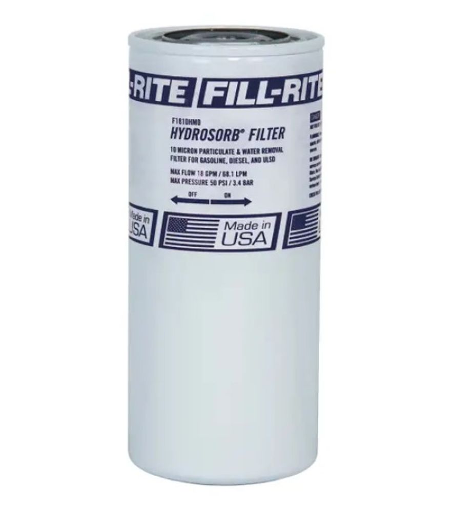 FILL-RITE, 10 Micron Hydrosorb Filter, 1" - 12 UNF