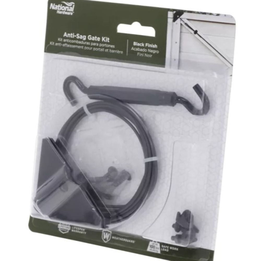 National Hardware, Black Anti-Sag Gate Kit
