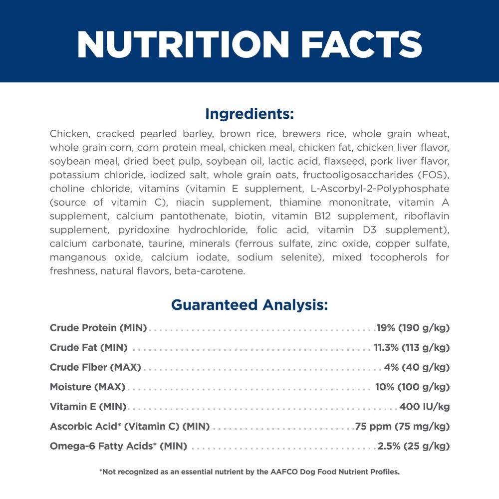 Science Diet, Adult Small Bites Chicken & Barley Recipe Dog Food
