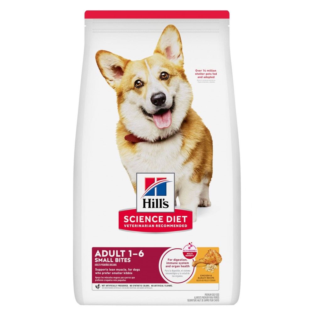 Science Diet, Adult Small Bites Chicken & Barley Recipe Dog Food
