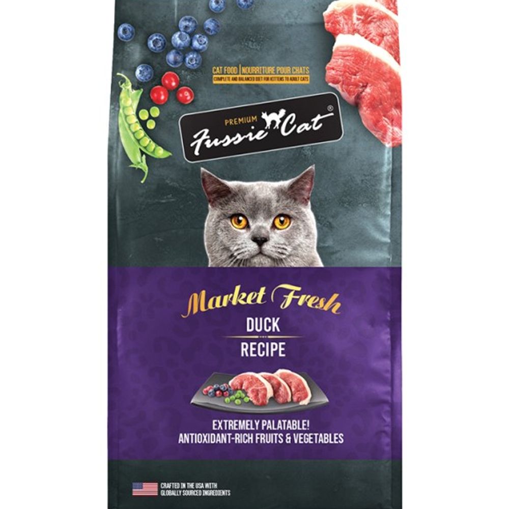 Fussie Cat, Market Fresh Duck Recipe Cat Food, 3.5 lb