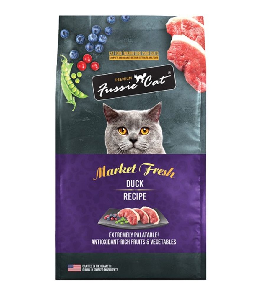 Fussie Cat, Market Fresh Duck Recipe Cat Food, 3.5 lb