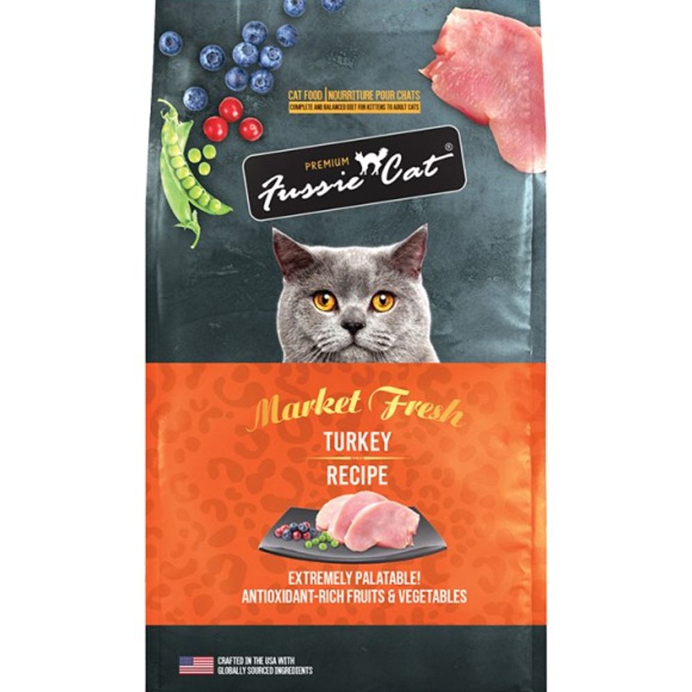 Fussie Cat, Market Fresh Turkey Recipe Cat Food, 3.5 lb