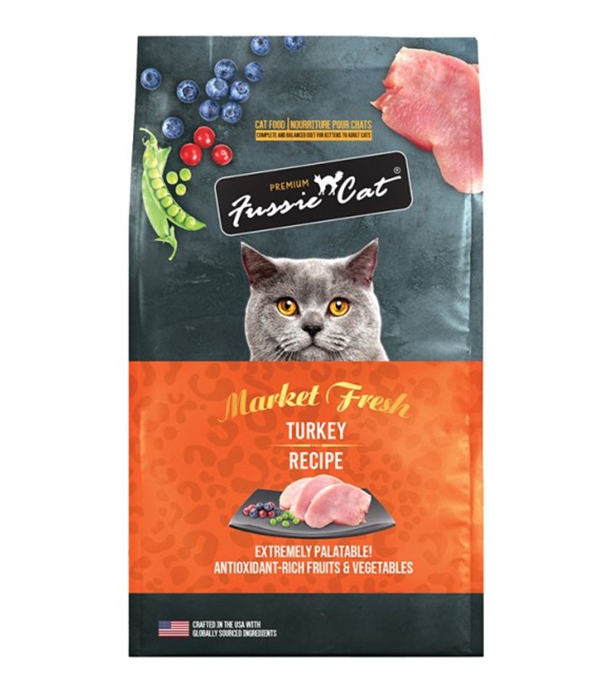 Fussie Cat, Market Fresh Turkey Recipe Cat Food, 3.5 lb