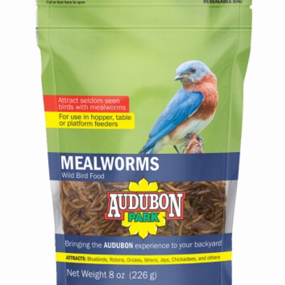 Audubon Park, Mealworms Wild Bird Food, 8 oz