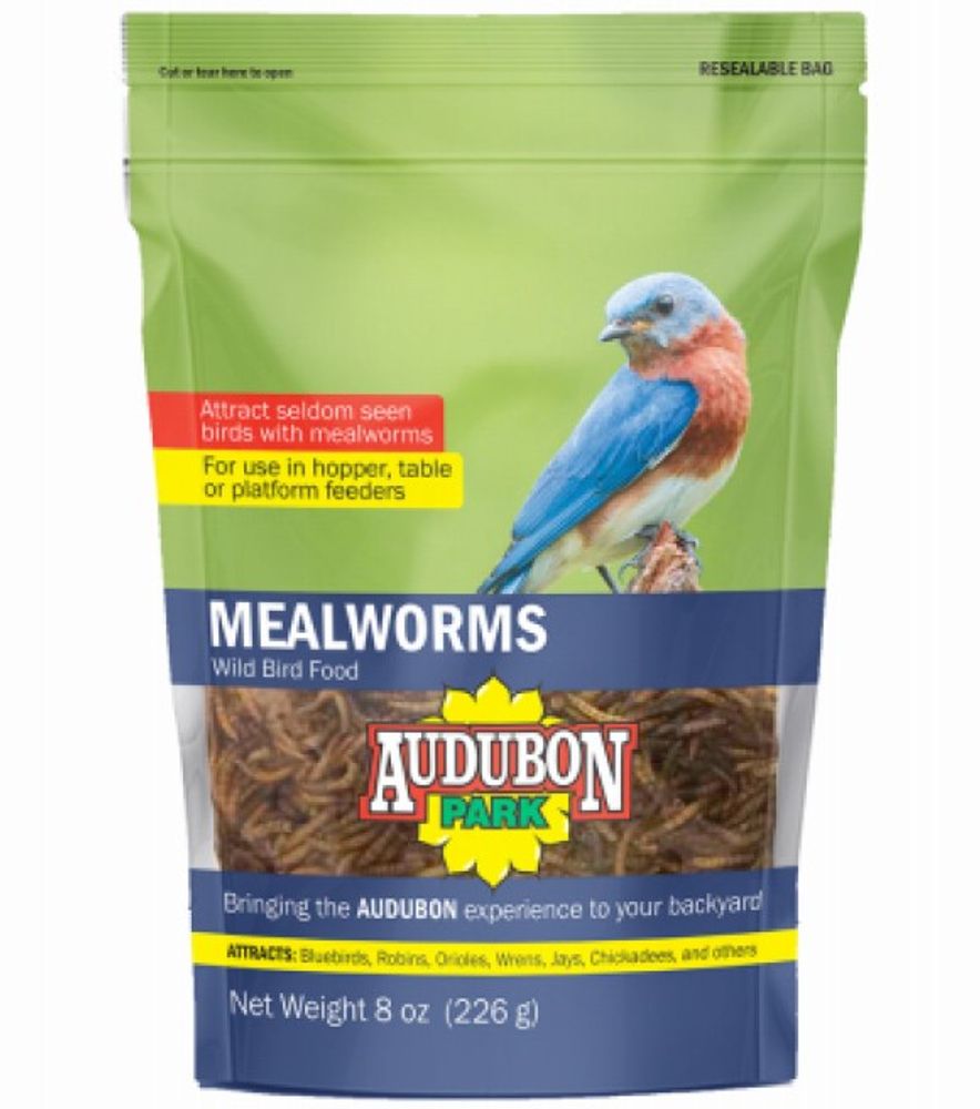 Audubon Park, Mealworms Wild Bird Food, 8 oz