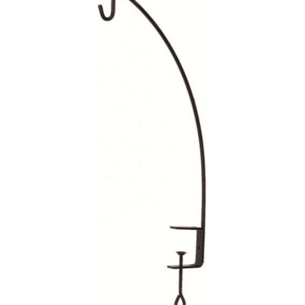 Panacea Products, 24" Black Clamp Style Angle Hook