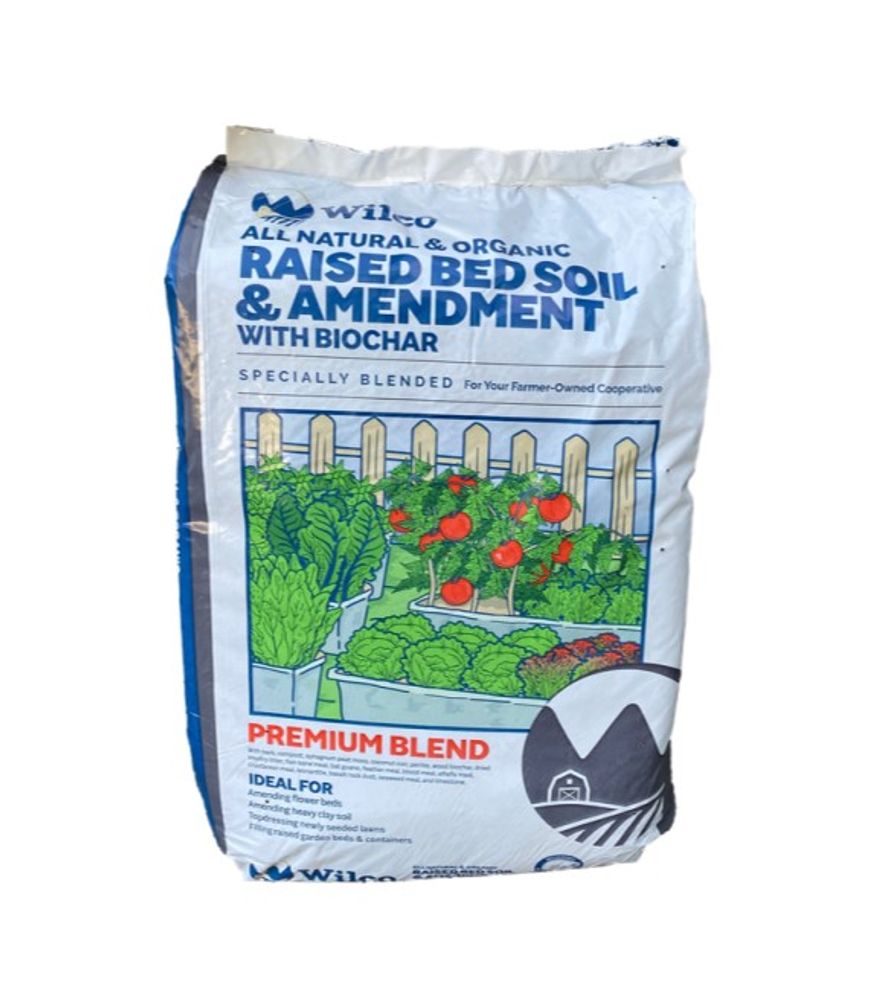 Wilco, All Natural & Organic Raised Bed Soil & Amendment with Biochar, 3 cu ft