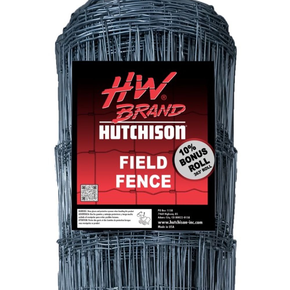 Hutchison Western, 47 in x 363 ft Woven Wire Field Fence, 12.5 GA