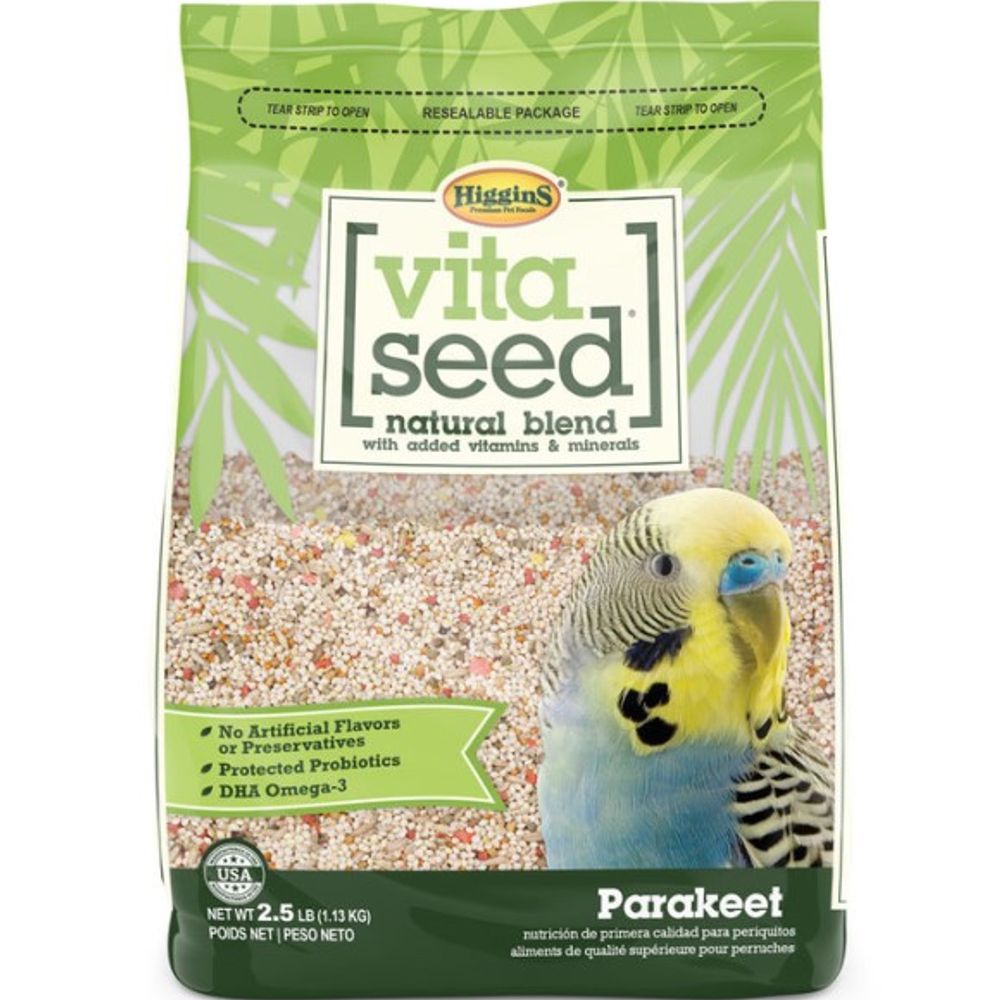 Higgins, Vita Seed Natural Blend Parakeet Food