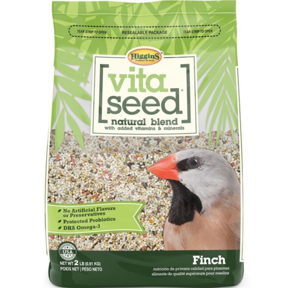 Higgins, Vita Seed Natural Blend Finch Food, 25 lb