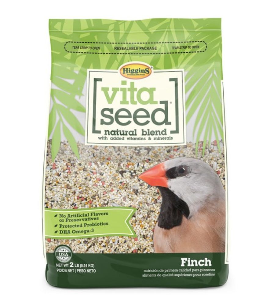 Higgins, Vita Seed Natural Blend Finch Food, 25 lb