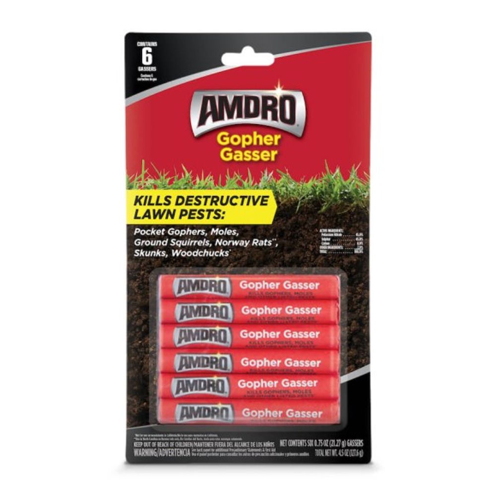 Amdro, Gopher Gasser, 6 pk